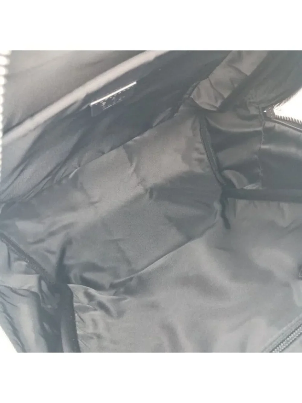 Gucci Backpack Sherry Line Black Silver Hardware Canvas - Picture 7 of 9